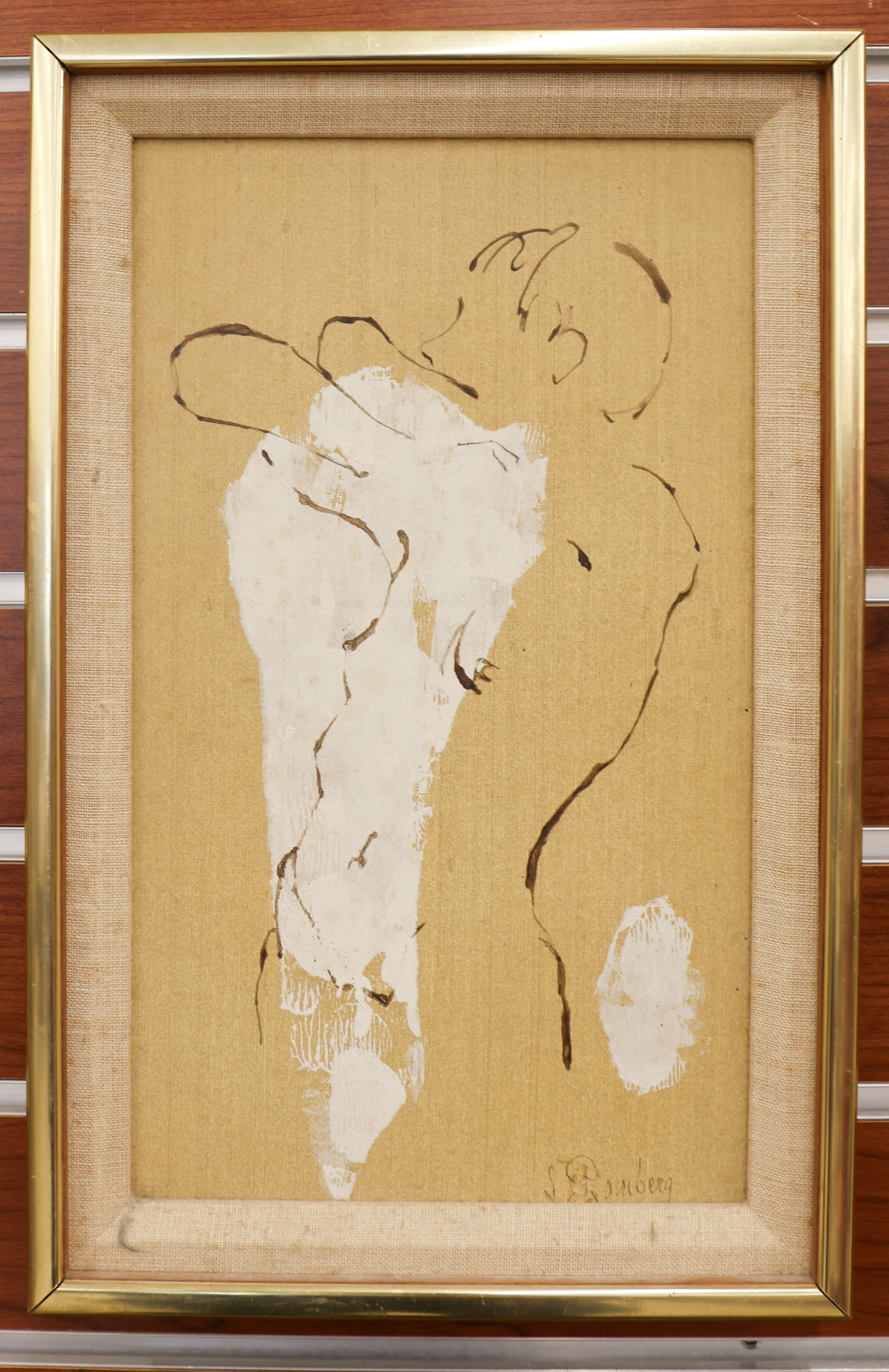 S Romberg Nude Oil on Canvas 3afd50