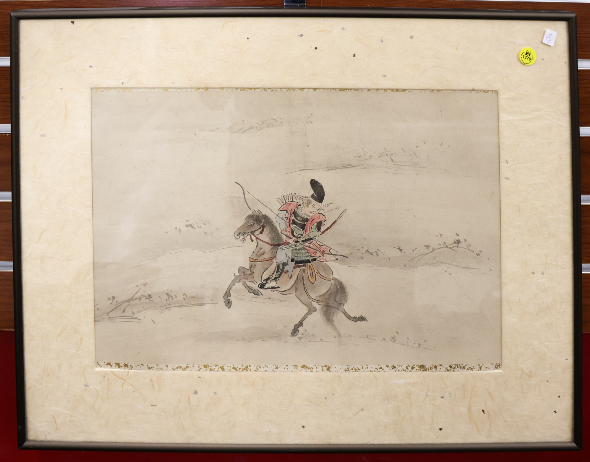 Old Japanese Archer on Horseback