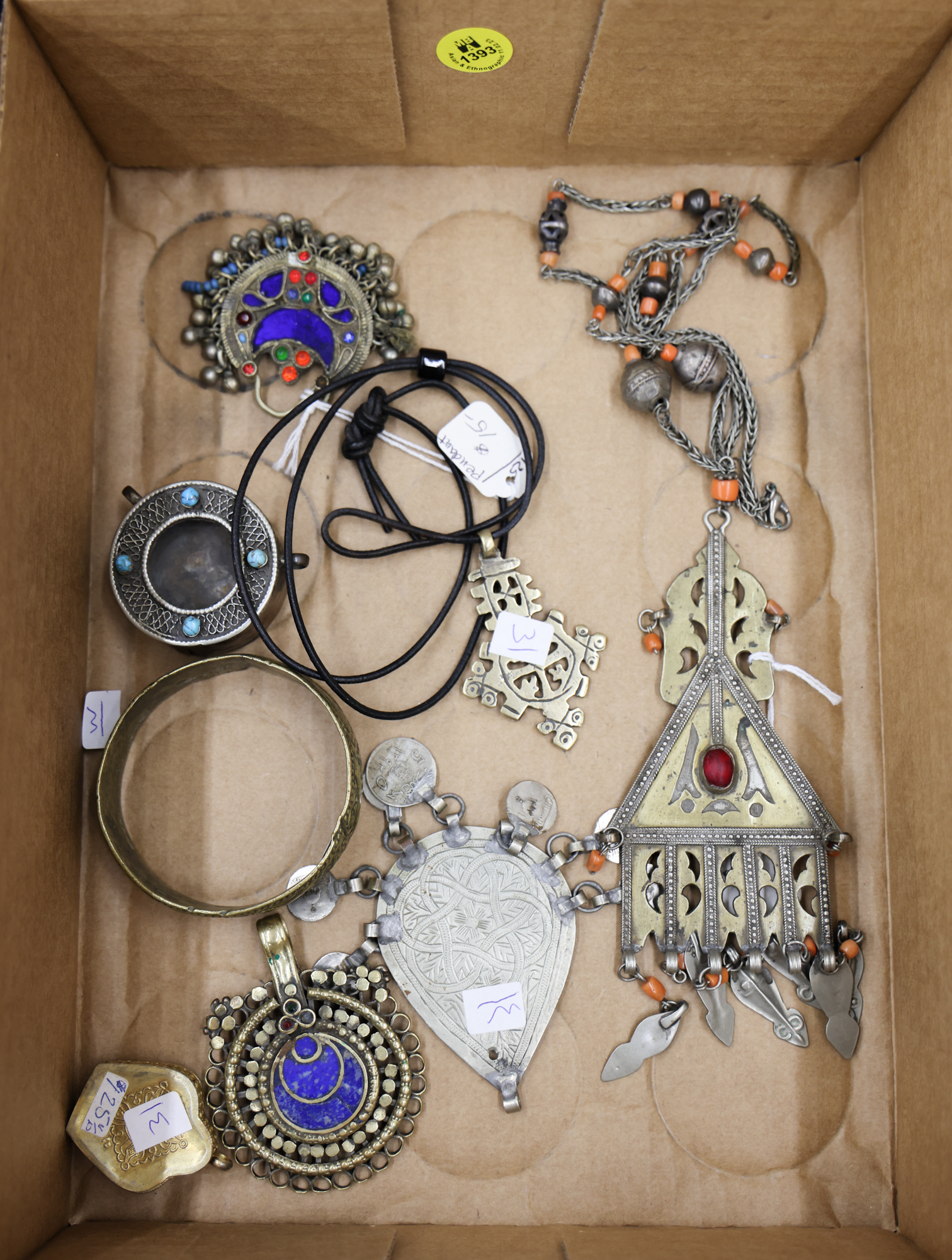 Box Old Persian & Indian Jewelry
