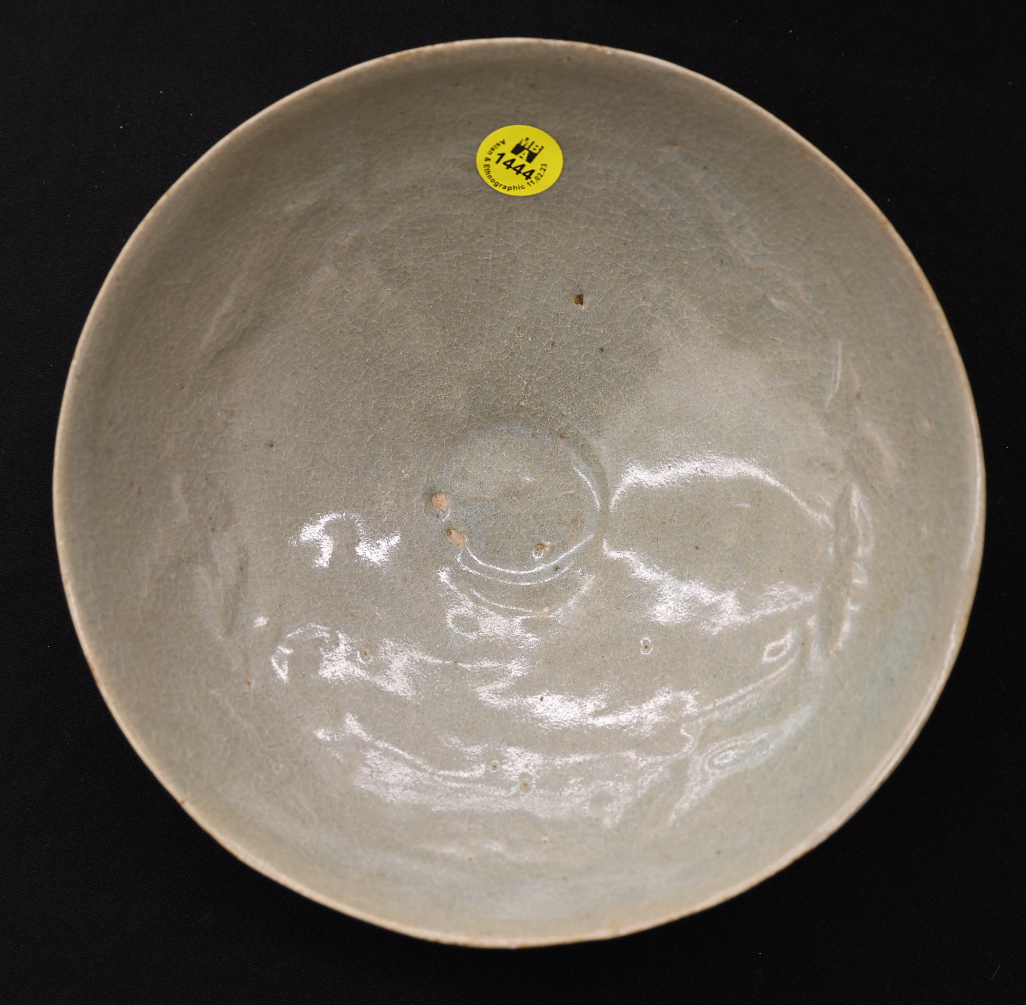 Korean Goryeo Celadon Carved Bowl