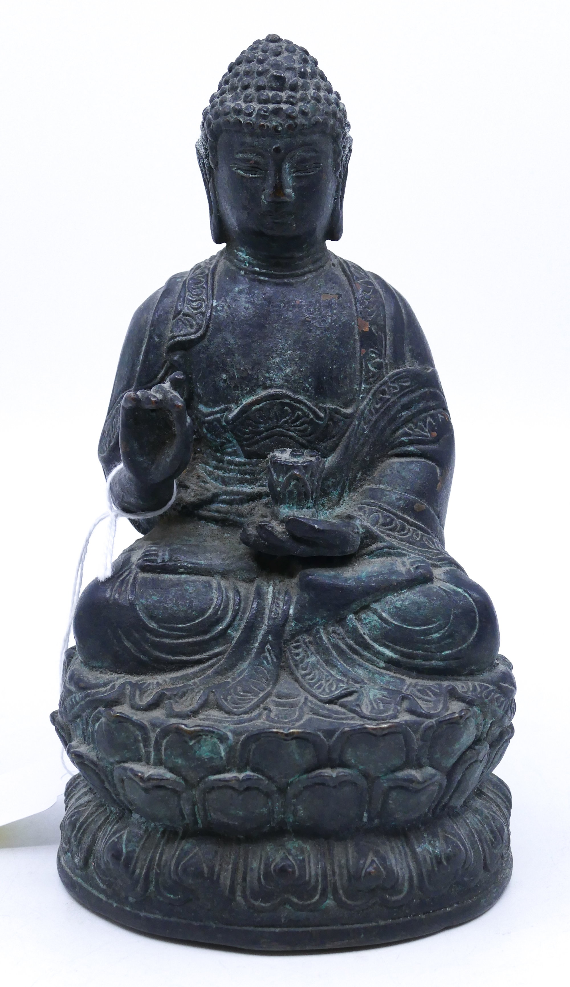 Old Burmese Seated Bronze Buddha 3afdd7