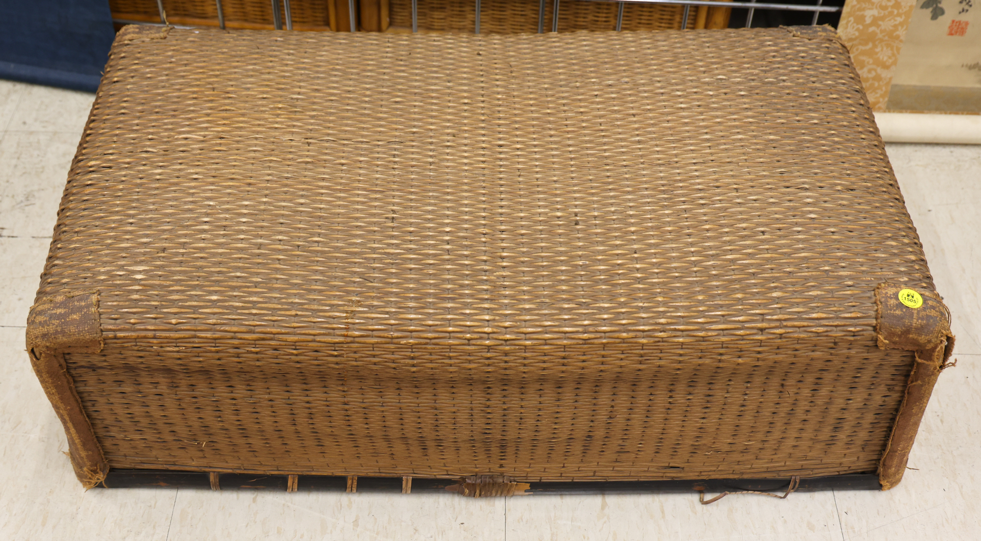 Antique Japanese Woven Storage 3afe02