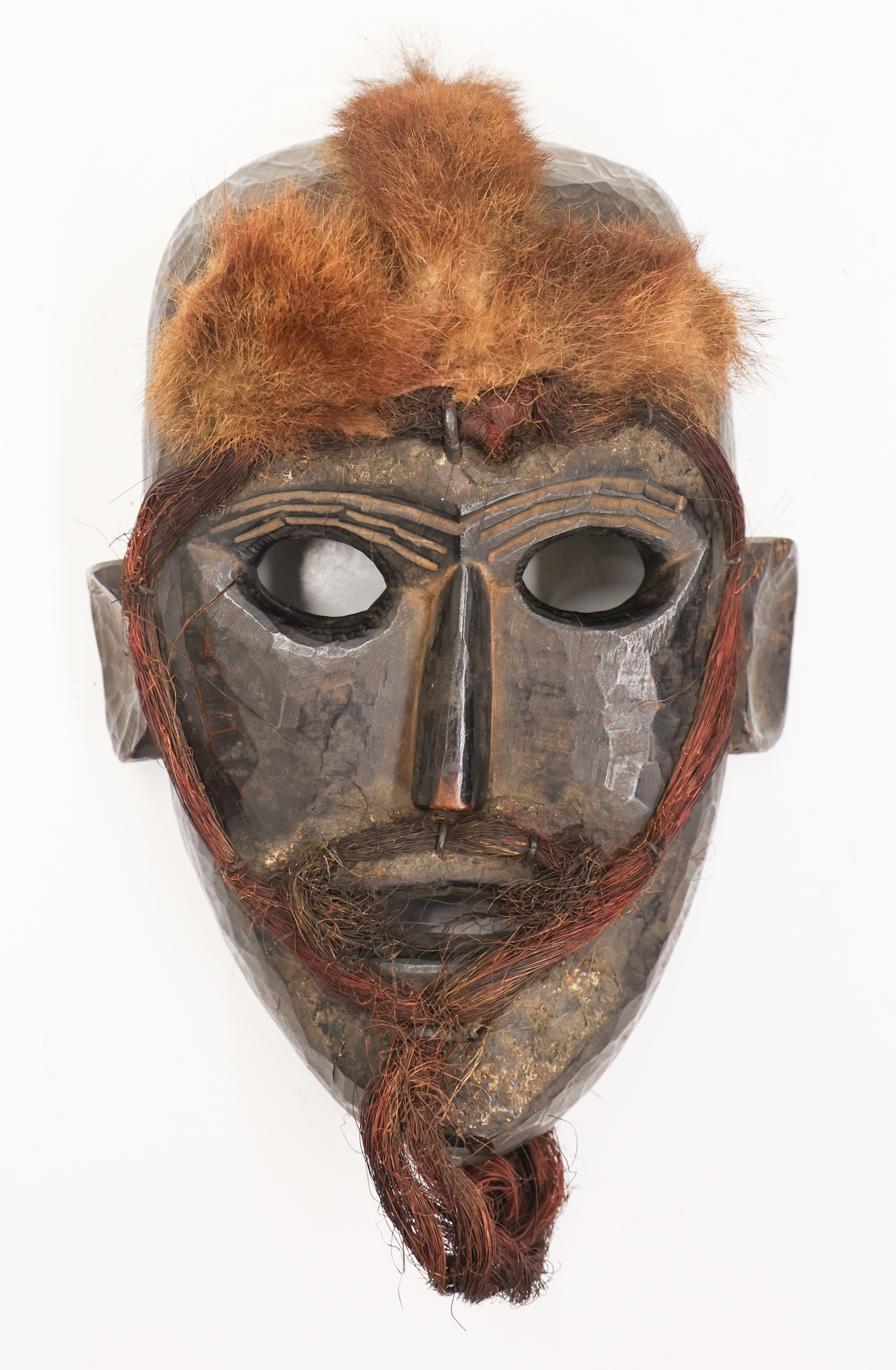 Nepalese Carved Wood Shaman's Mask