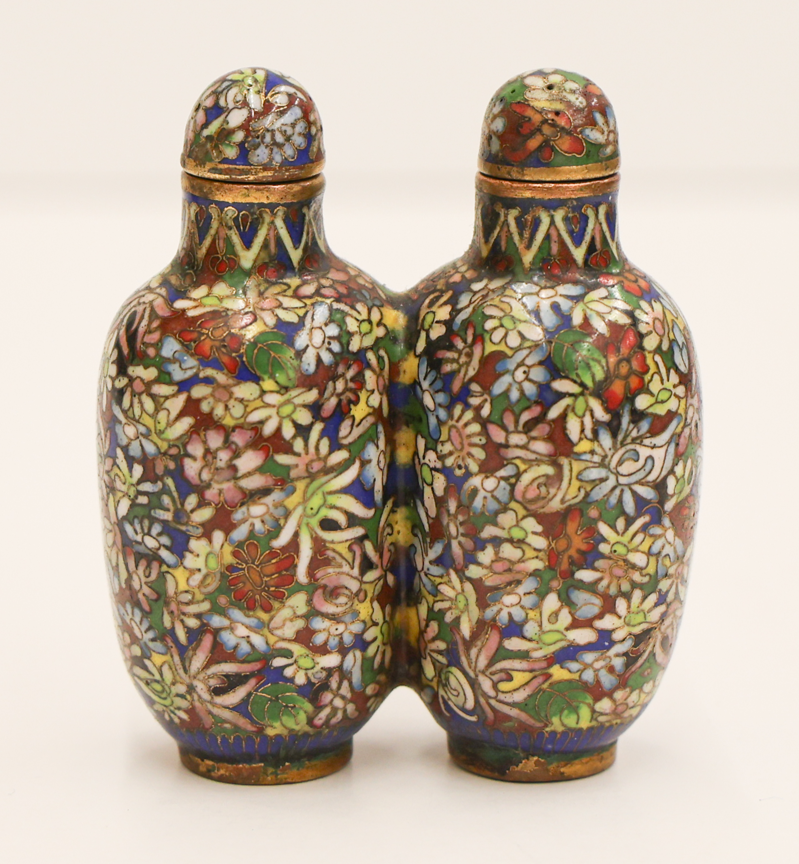 Chinese Cloisonne Millefleur Double 3afe39