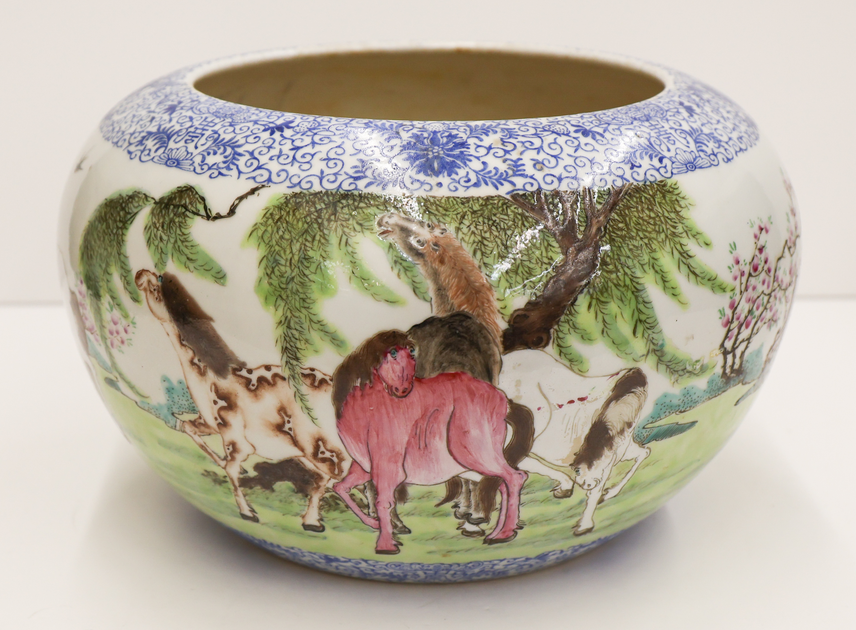 Chinese Eight Horses Porcelain 3afe93