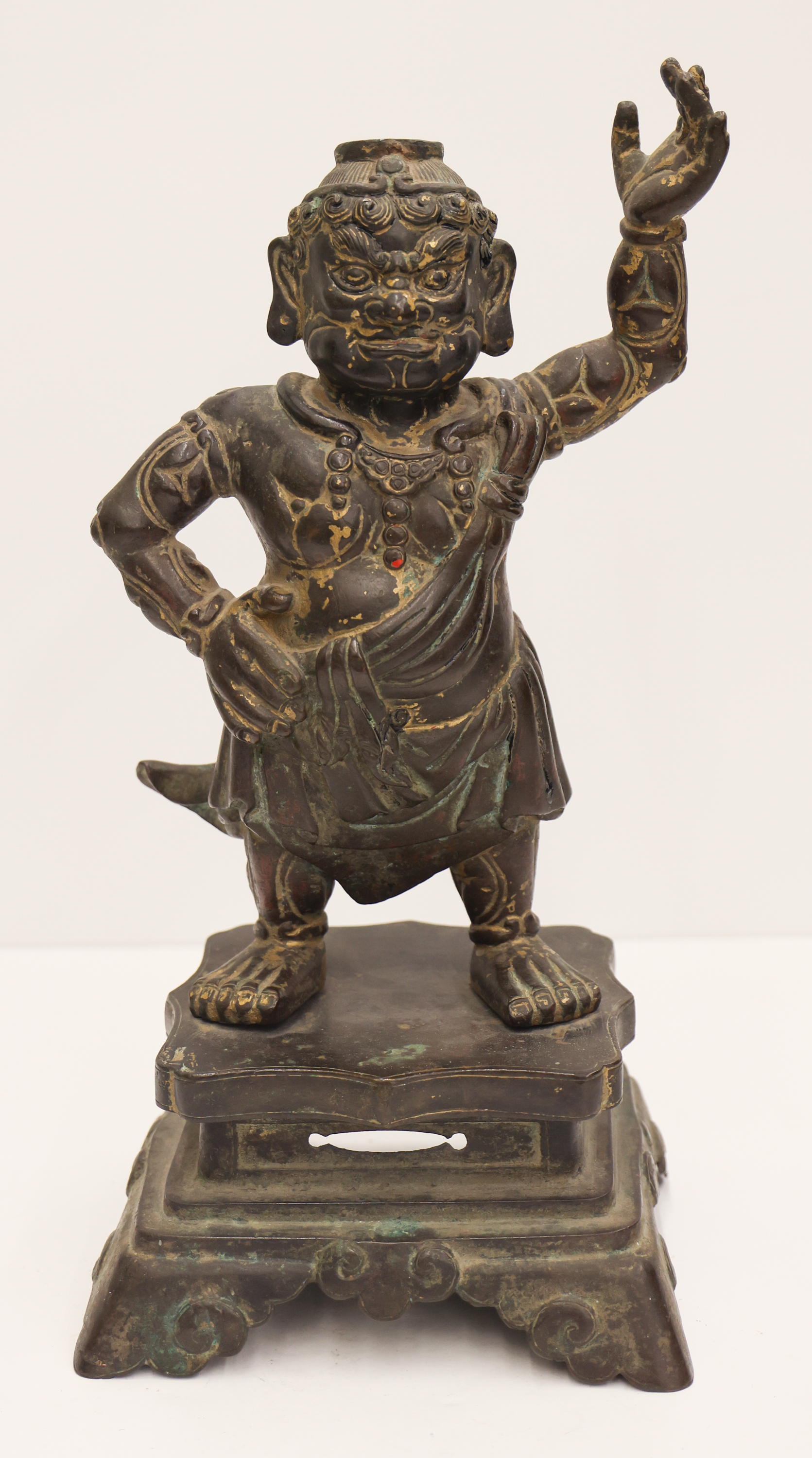 Chinese Parcel Gilt Standing Bronze 3afeb9