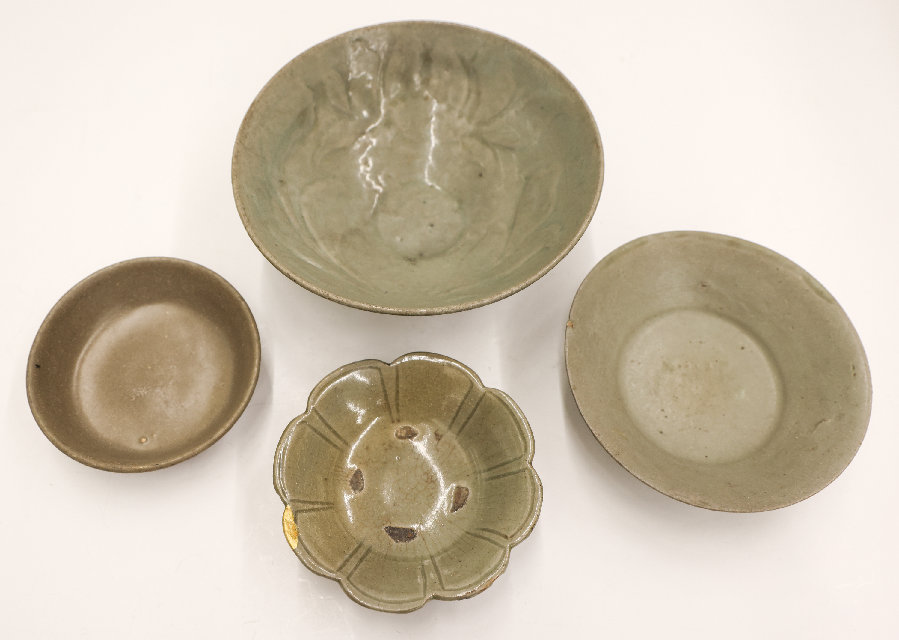 4pc Korean Goryeo Celadon Ceramics