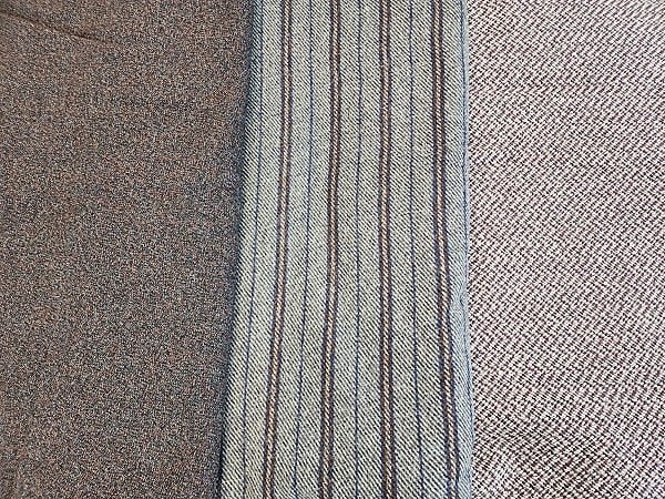 9 lbs Vintage Wool Fabric Stripes 3affae