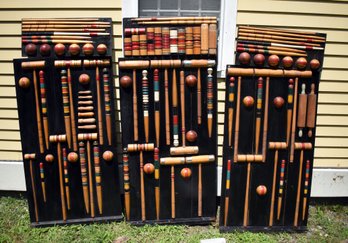 Six vintage croquet displays by 3b0032