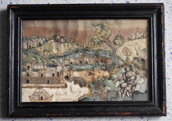 A likely 18th C antique framed 3b0037