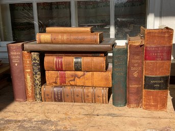 Thirteen 19th and early 20th C. books,