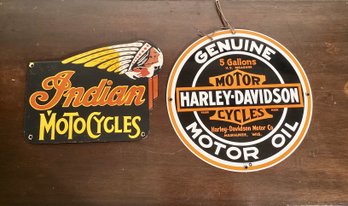 A Harley-Davidson reproduction