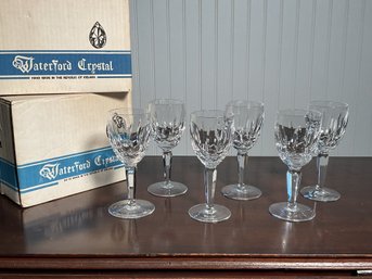 12 Waterford crystal small wine