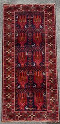 A vintage Oriental hall/area rug