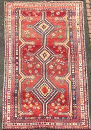 A vintage Oriental area rug triple 3b0142