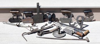 A large collection of antique iron 3b019d