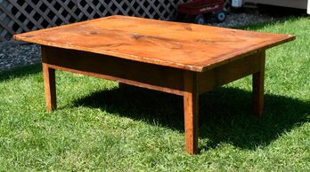 A 19th C. country table reduced