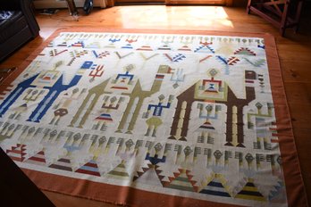 A vintage Kilim room size rug  3b01f9