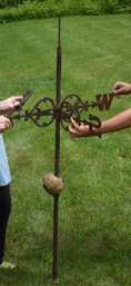 An antique weathervane rod with 3b01fe