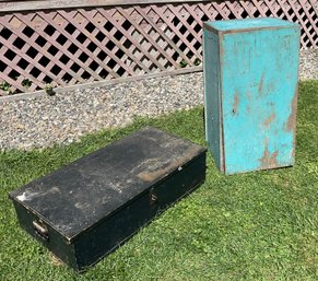 Ca. 1900 dark blue painted lift