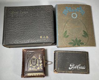 Antique photo album and three albums 3b0255