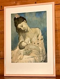 Picasso print, Motherhood, of a