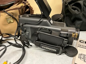 Chinon video camera and case model