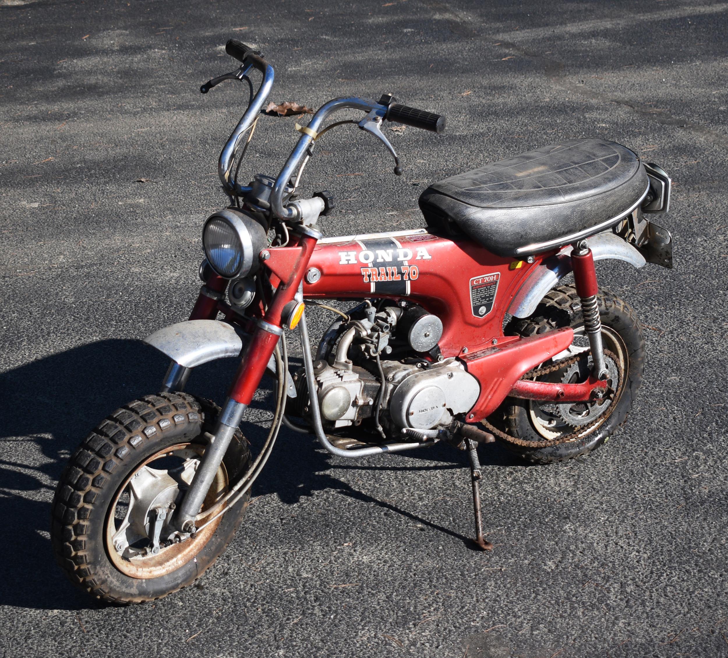 VINTAGE 1972 HONDA TRAIL 70 CT70H.