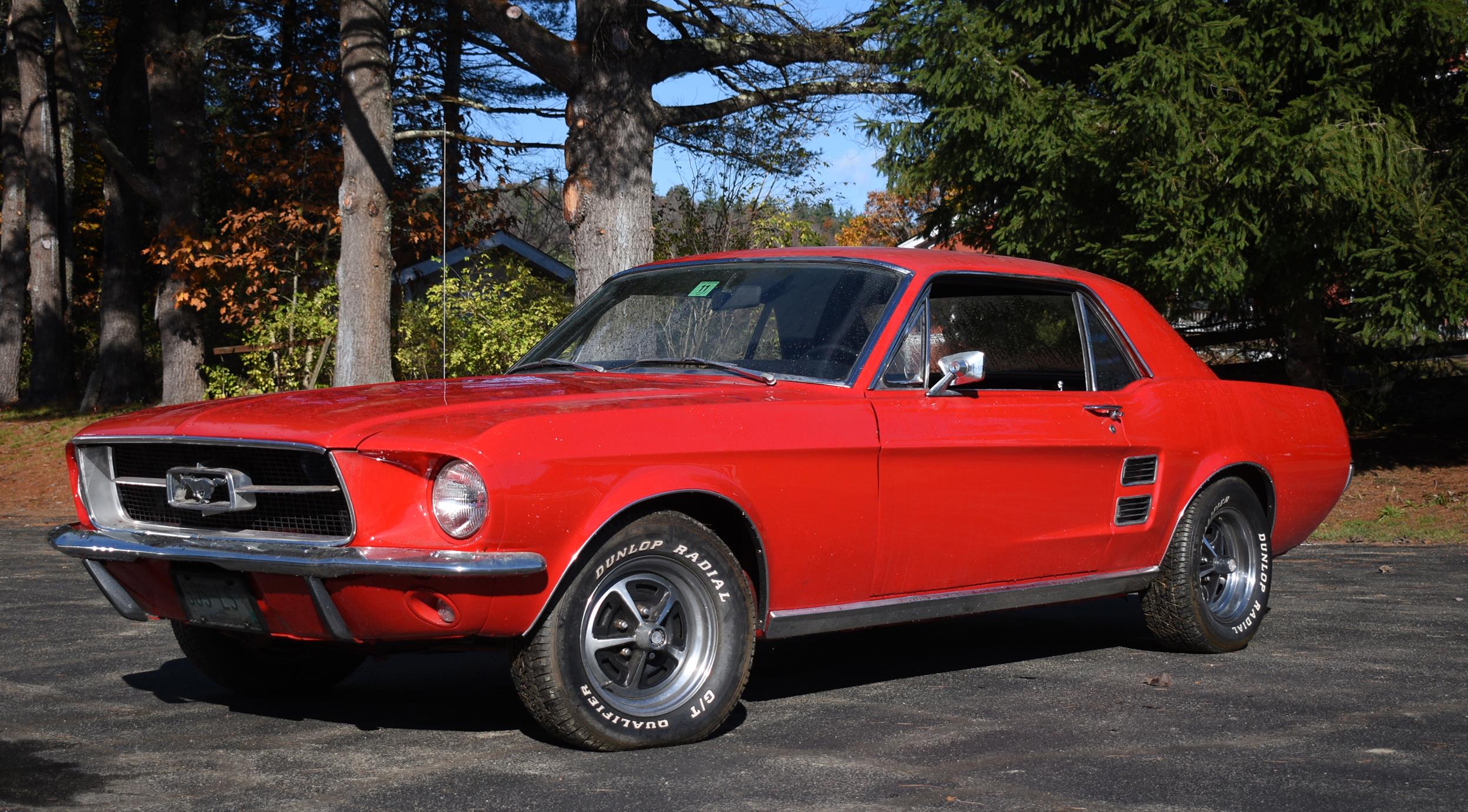 1967 FORD MUSTANG COUPE VIN 7T01T101374  3b03e7