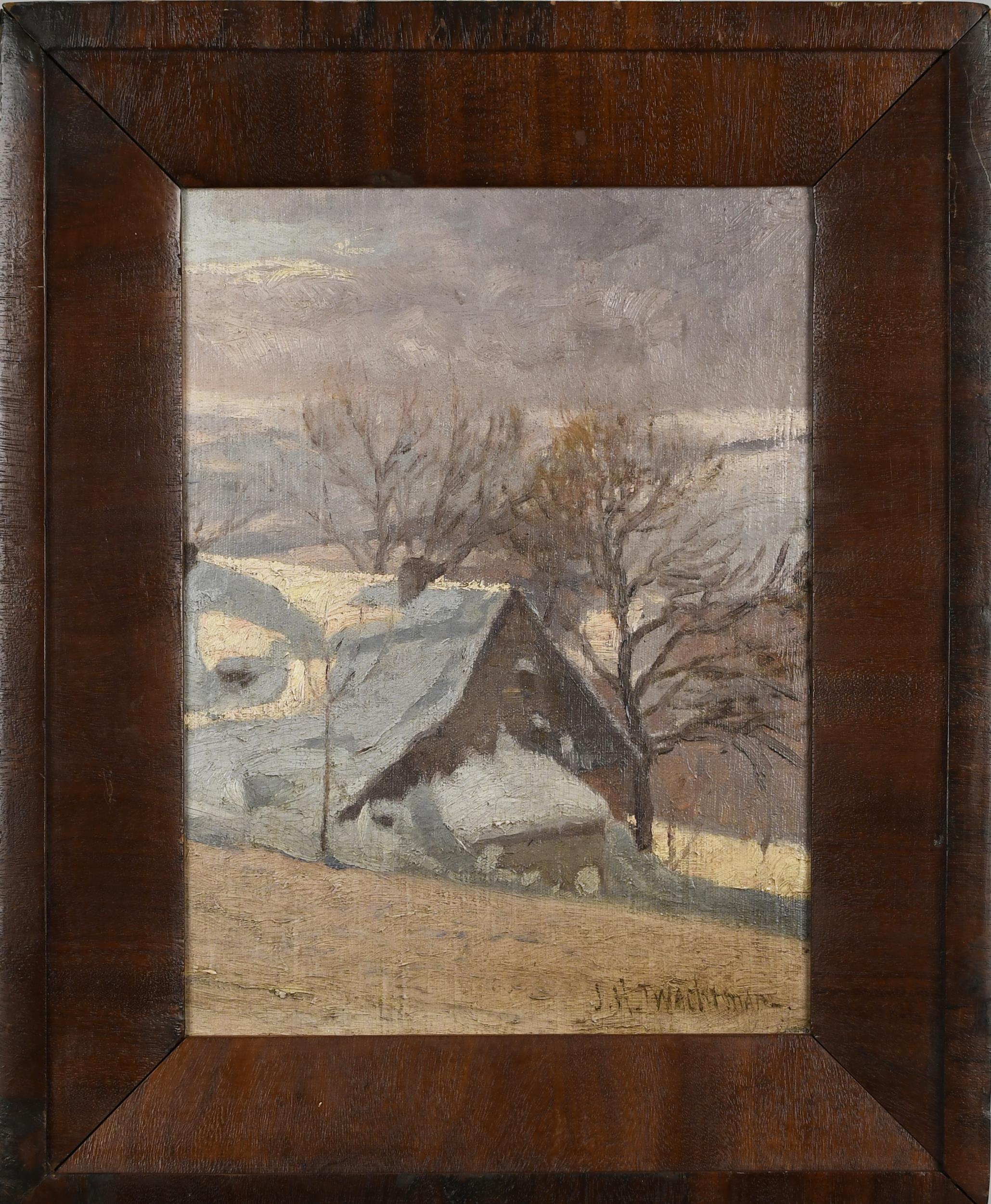 JOHN HENRY TWACHTMAN OIL, WINTER