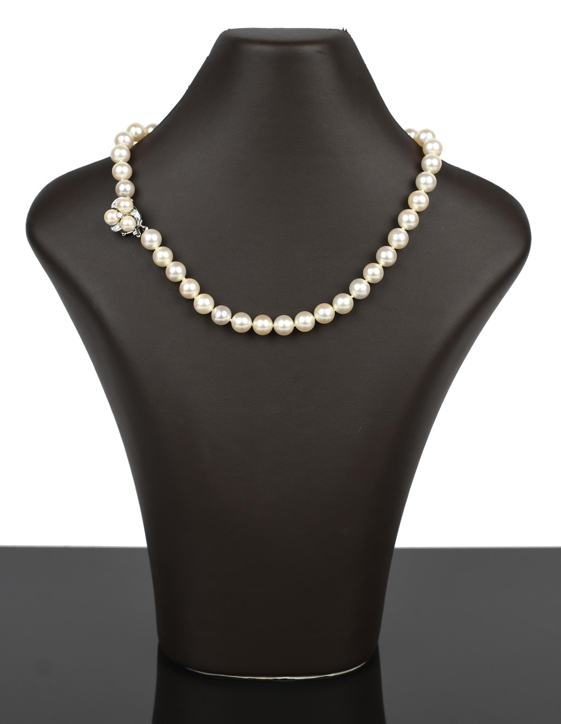 VINTAGE PEARL CHOKER WITH GOLD 3b041b