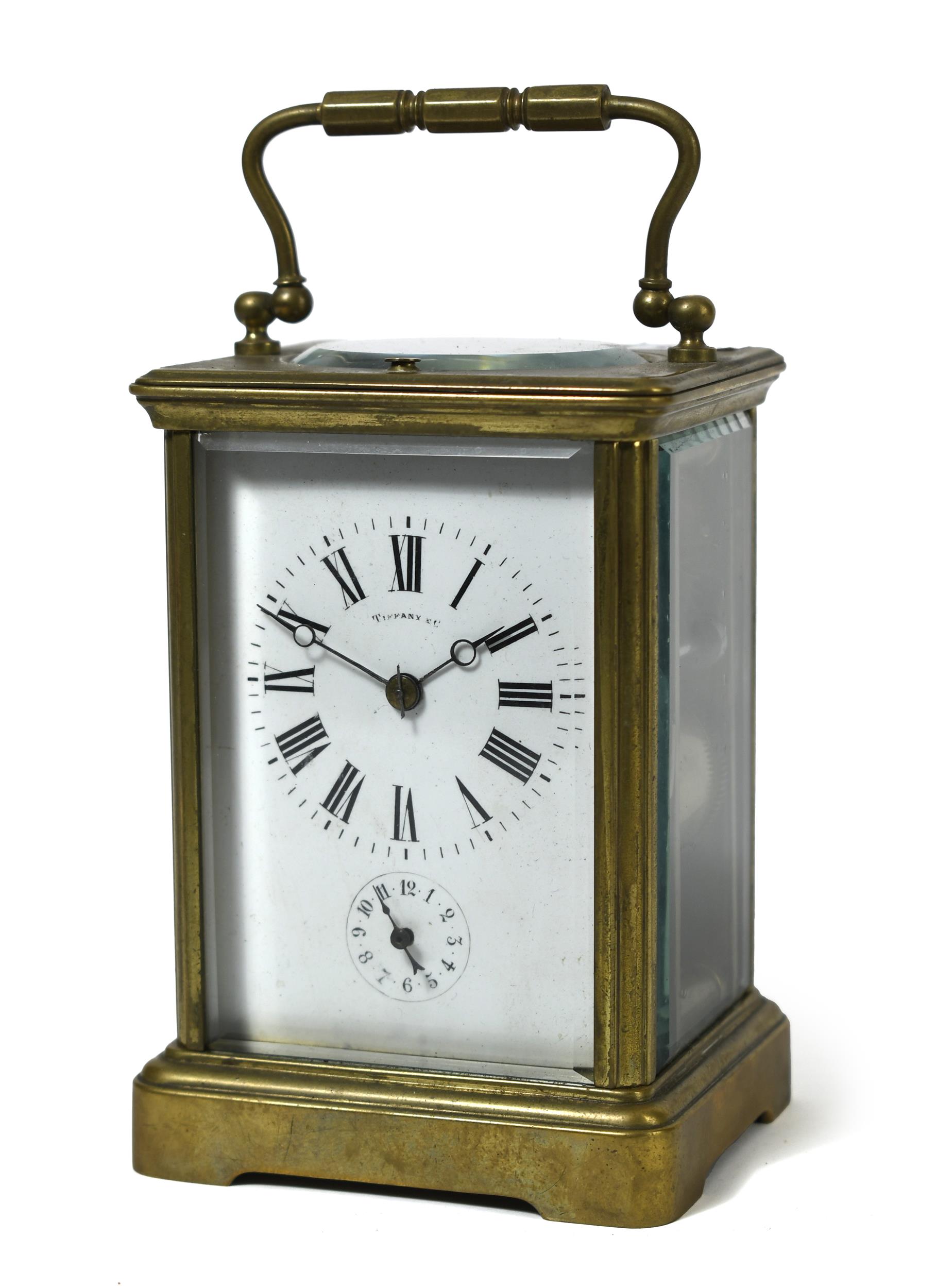 TIFFANY & CO. SONNERIE CARRIAGE CLOCK.