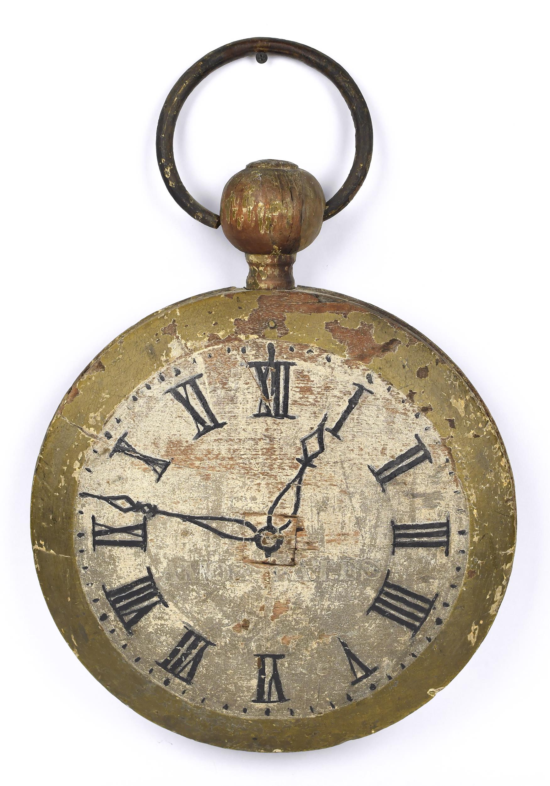 19TH C. WATCH MAKERS TRADE SIGN.