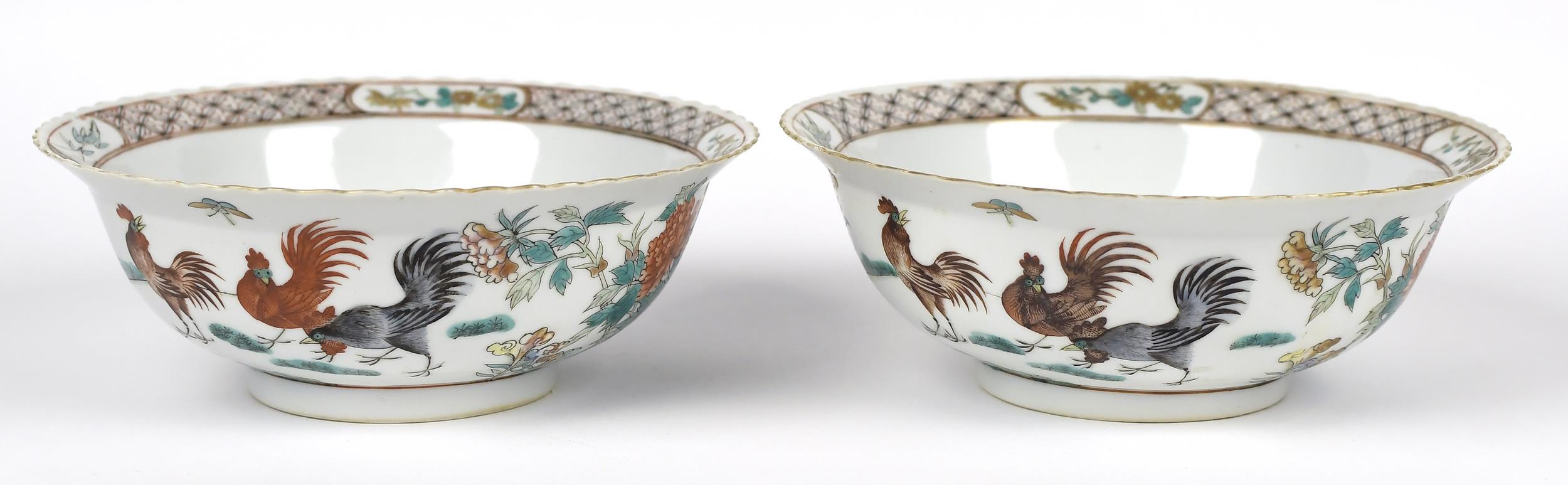 PAIR OF CHINESE 19TH C PORCELAIN 3b04c3