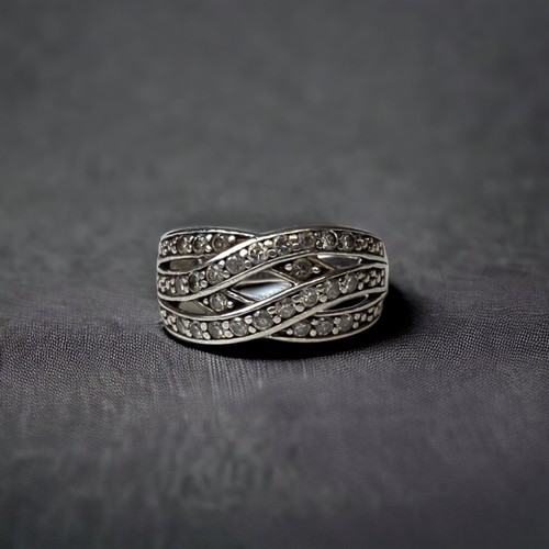 CZ 925 silver celtic designed ring