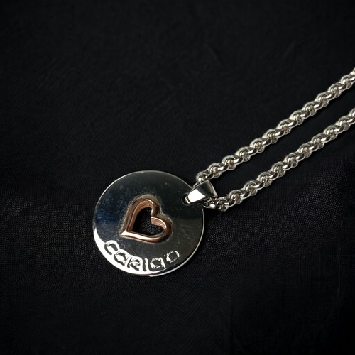 Clogau gold and silver heart necklace