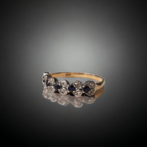 A 9ct gold ladies Sapphire and