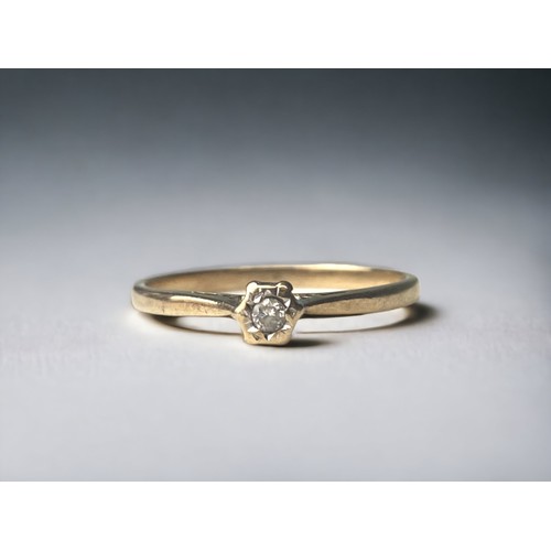 A 9ct Gold Ladies Diamond Solitaire 3b07a8