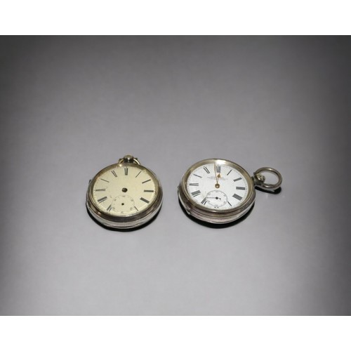 Two 925 silver pocket watches.