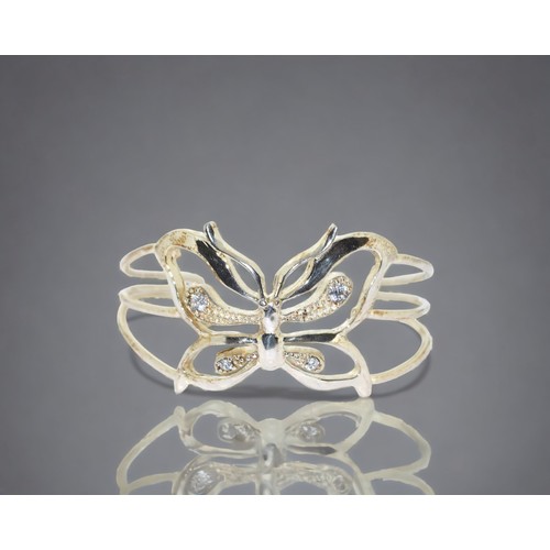 A ladies sterling silver Butterfly