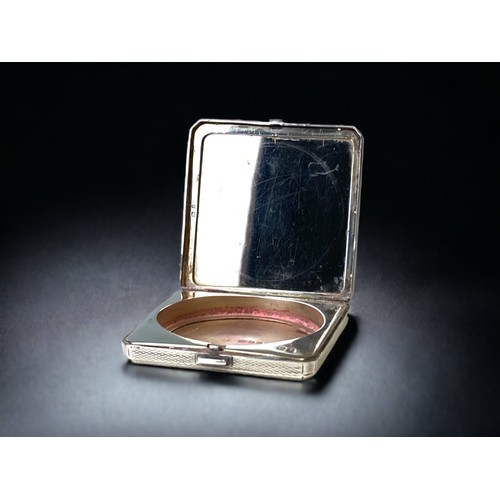 An Art Deco 925 silver ladies square 3b0855