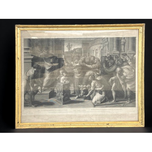A LARGE 1826 LITHOGRAPH "PAUL AND