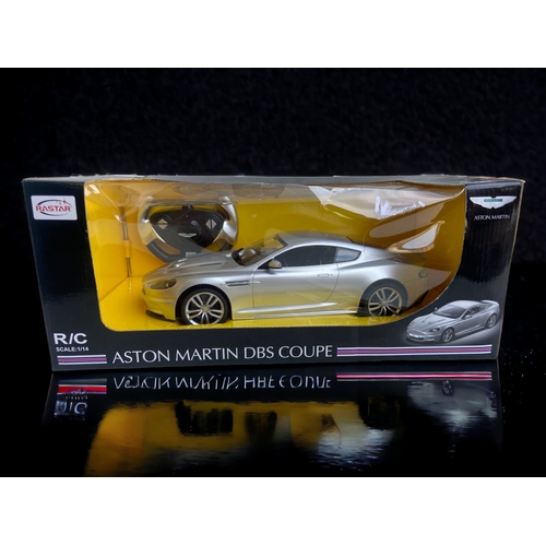 A BOXED RASTAR REMOTE CONTROL ASTON