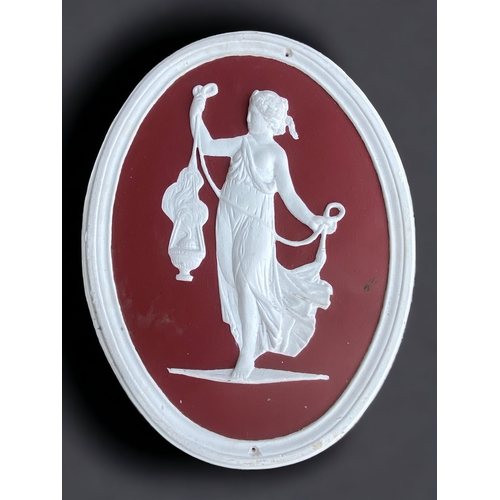A CLASSICAL PLASTER WALL PLAQUE  3b0898