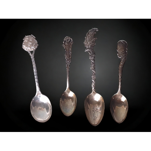 A COLLECTION OF FOUR STERLING SILVER