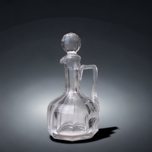 A SMALL BACCARAT CRYSTAL JUG.HEIGHT