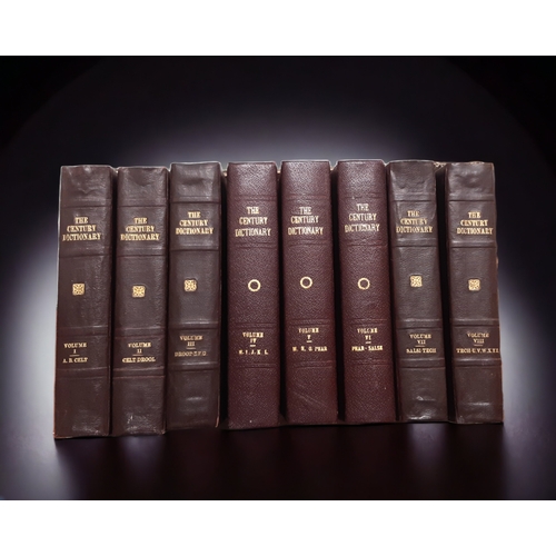 EIGHT VOLUMES OF LEATHER BOUND 3b097f