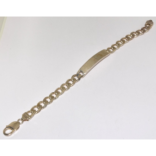 925 silver ID bracelet and bar