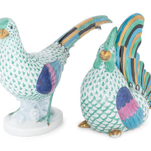 A Herend Porcelain Rooster and 3b09f6