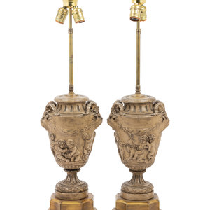 A Pair of Italian Terra Cotta Vases